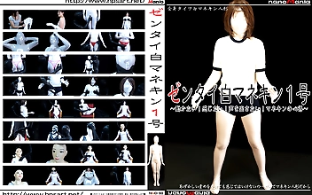 ゼンタイ白マネキン1号 ～動かない！感じない！声を出さない！マネキン人形の心得～