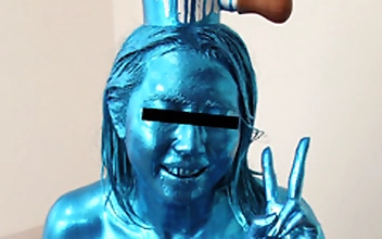 Metallic blue
