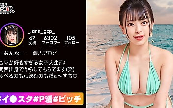 趣味がAV視聴の美乳エロ痴女降臨！こだわりの潮吹きで部屋中びっしょびしょwフル勃起した生チンをぶち込まれてG級デカパイが激震→問答無用の中出しで大満足！カメラ位置からエロ映えまで意識するAVディレクター兼イ○スタグラマー監修の最新AVがこちらになります！【＃イ◯スタ＃P活＃ビッチ】