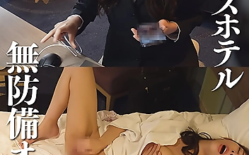 ビジネスホテル無防備オナニー 美人OL ＃5