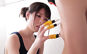 【F→M】あおいれなちゃんの浴室でM男くんをくすぐり地獄の刑に処する動画！！