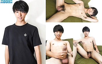爽やかバンド少年初撮りオナニー