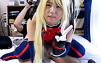 メタボおやじが、コスプレ美少女とハメ撮り援交 ○リー編